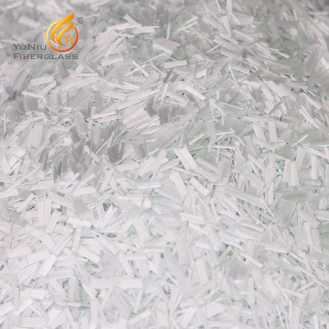 Brins coupés en fibre de verre PA/PP/PBT pour les thermoplastiques de renfort