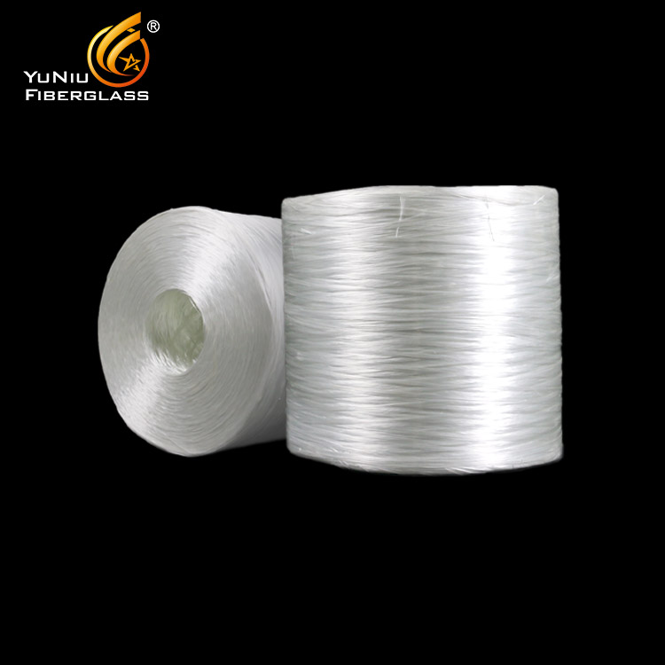 Production de masse de fibre de verre 2400Tex vaporiser des mèches de pistolet en fibre de verre pour piscine