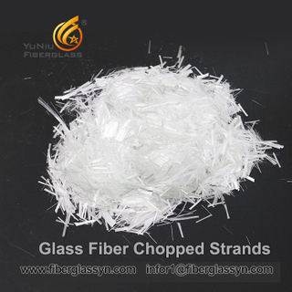 Brins coupés en fibre de verre utilisés dans les plaques de plâtre